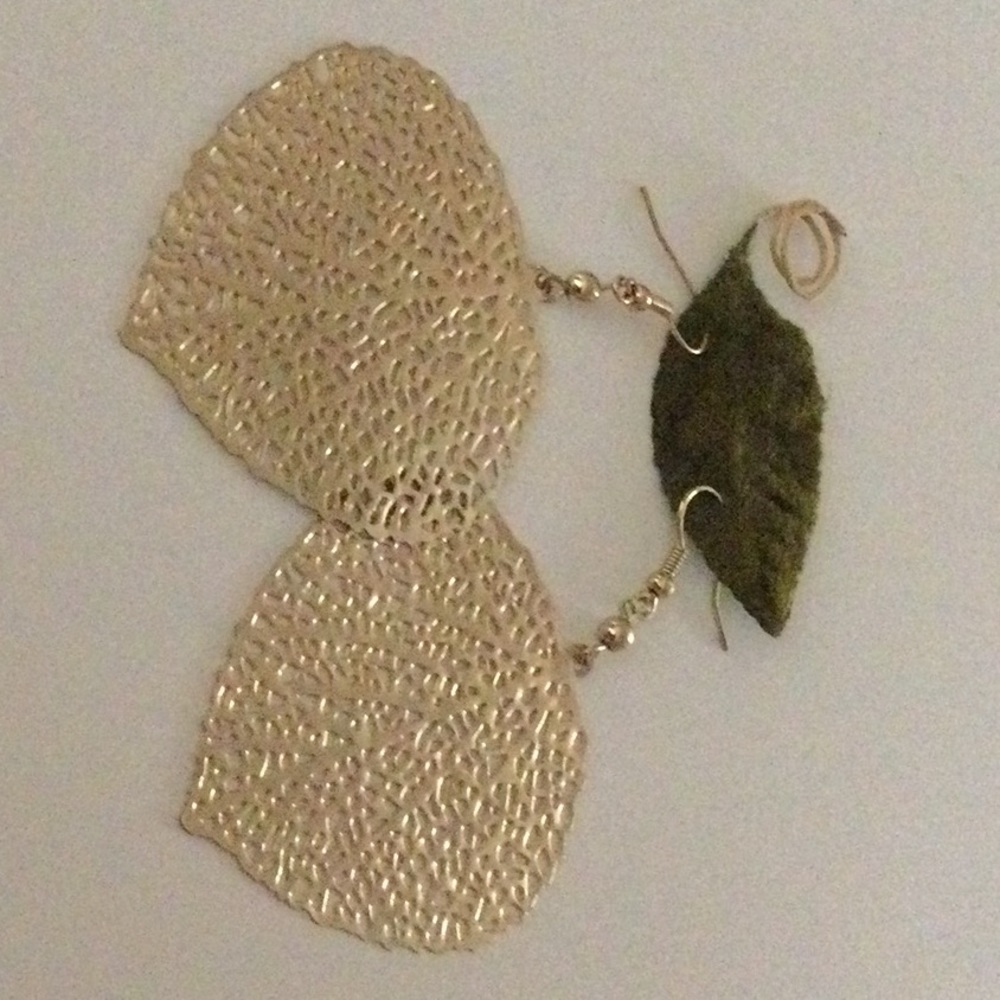 Aspen leaf earrings